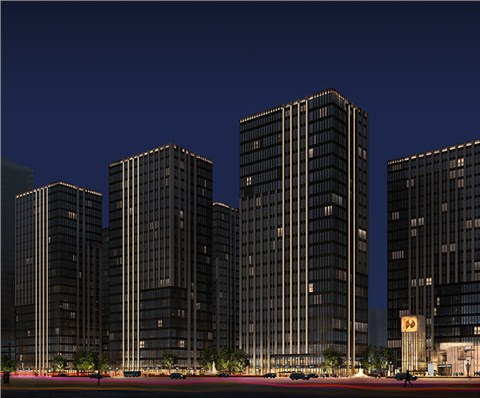 福州东二环泰禾广场四期酒店及办公楼泛光照明工程