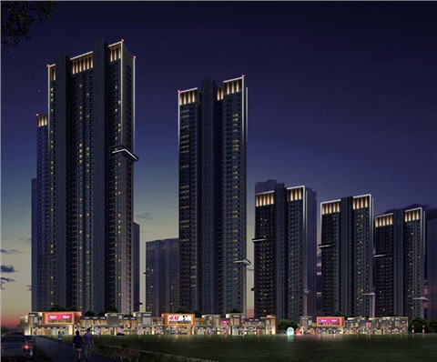 塔子湖D地块项目室外泛光照明设计