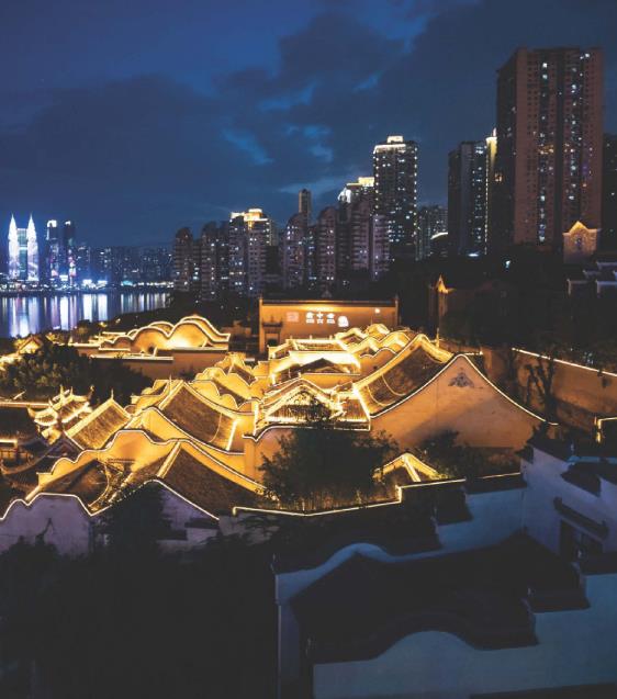 重庆湖广会馆夜景照明工程