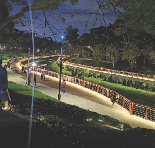 广东·深圳大沙河生态长廊景观夜景照明工程